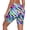 Neon Striped, variant on High-Waisted Swim Board Shorts with Pocket Swimsuit Bathing Suit Bottoms Swim Shorts for Women Size L