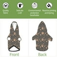 thumbnail image 6 of Fotbe Animal Paw Print Small Dog Sweater Hoodies Pet Grey Hooded Soft Fleece Sweatshirts with Pocket Fall Winter Puppy Cat Sweaters Warm Clothes-XX-Large, 6 of 7