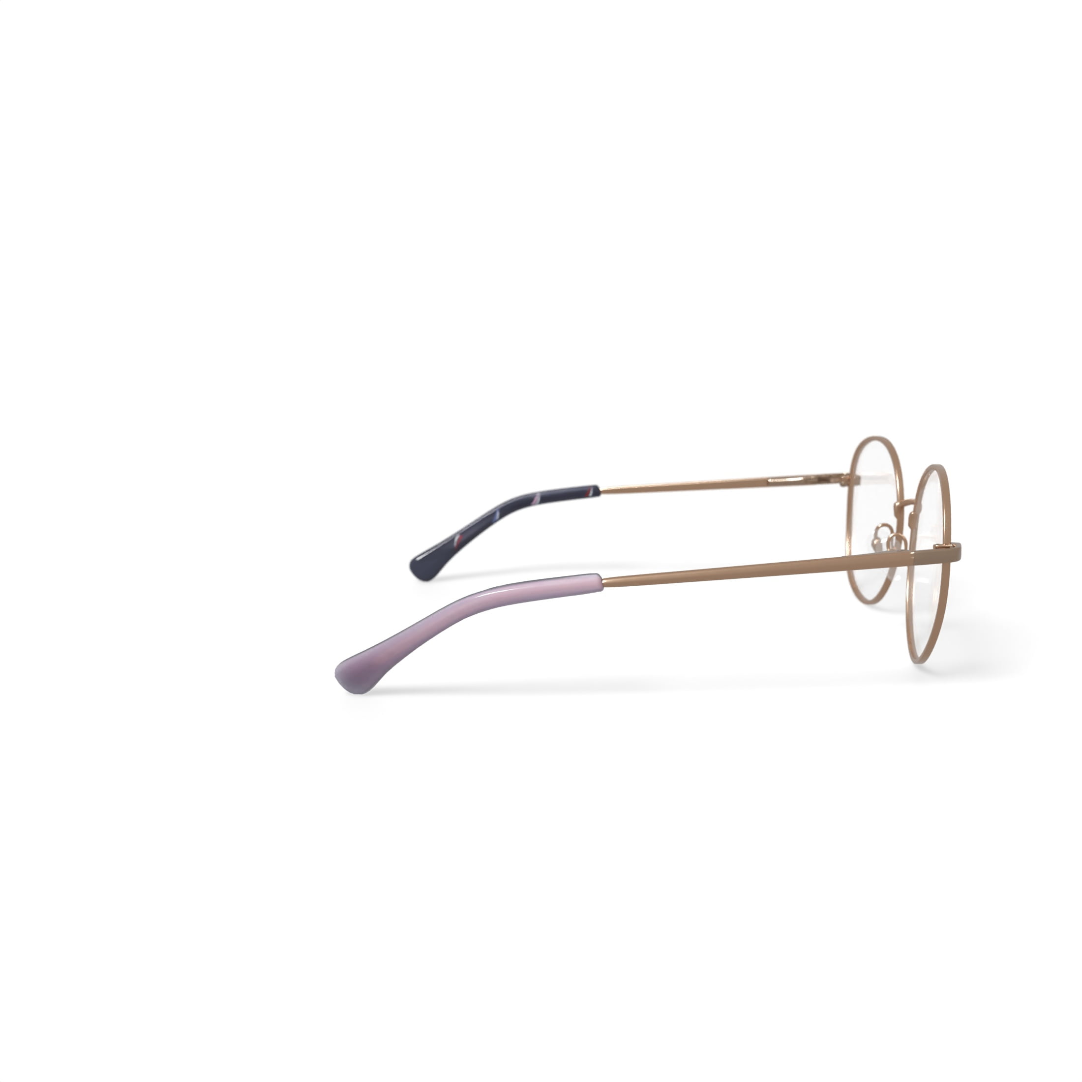 Nautica Youth NGO107 Prescription Eyeglasses with Case, Shiny Nude