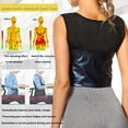 thumbnail image 5 of Lilvigor Women Sauna Suit Waist Trainer Polymer Vest Sweat Enhancing Body Shaper for Tummy Heat Trapping Shirt Workout Fitness Tank Top, 5 of 6