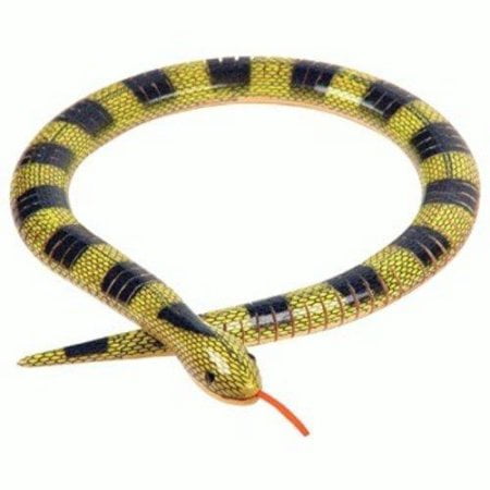 Articulated snake Wood 12" long,different colors,Toysmith 