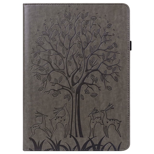 Pour Amazon Fire Max 11 2023 Étui Support Pliant Support Intelligent Étui en Cuir PU pour Tablette pour Fire Max 11 Pouces Fire Max 11 Étui pour Tablette Gris-Cerf pour Fire Max 11 2023