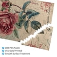 thumbnail image 3 of 1000 PCS Jigsaw Puzzles 1000 Pieces Retro Romantic Rose,Brain Challenge,Puzzles Suitable For Entertaining With Family During Holidays,A Sincere Gift For Loved Ones,Classic Flower Wooden Puzzle, 3 of 6