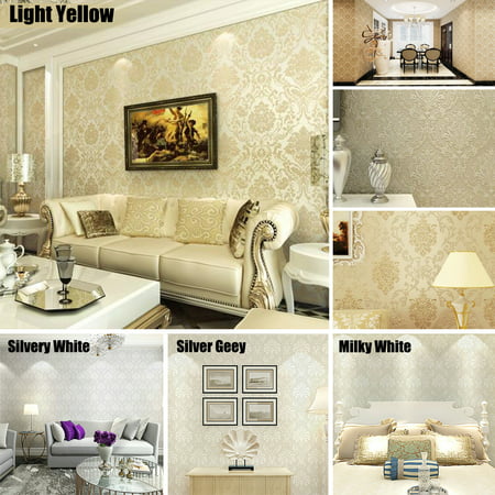 Home Improvement Non-Woven 3D Home Decor Wallpaper for Living room, Bedroom, Kitchen and (Best Wallpaper For Living Room)