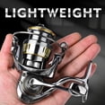 thumbnail image 6 of Ultra-light Fishing Spinning Reel 5.2:1 Gear Ratio Fishing Reel Metal Spool Wheel Ball Bearings 6 + 1 for Freshwater Saltwater, 6 of 16