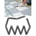 thumbnail image 2 of Six-Fold Règle Angle Finder Trou Localisateur Utile en Alliage d'Aluminium Multifonctions en Acier Outils de Travail du Bois Multifonctions, 2 of 6