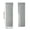 1PC-Gray, variant on Solid Translucent Sheer Window Curtain - Rod Pocket Lightweight Semi Shading Voile Drape for Living Room Bedroom Indoor Soft Light Filtering Home Decor