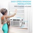 thumbnail image 3 of CRZOE 10000BTUs Window Air Conditioner, Window AC Unit Cooling up to 450sq.ft, 4 Modes and 3 Fan Speeds, 24H Timer, Remote Control, Quiet Operation, Reusable Filter, 3 of 7