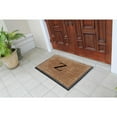thumbnail image 6 of A1HC First Impression 30 in. x 48 in. Rubber and Coir Molded Double Monogrammed Door Mat, 6 of 8