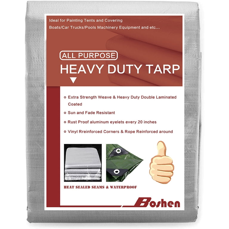 Lovotex Heavy-Duty Waterproof Tarp, 6' x 10' photo 7