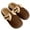 Brown-B, variant on Penkiiy Warm Slippers for Women Women's Thermal Slippers Soft And Comfortable Furry Warm Fleece Lined Slippers With Non-slip Grippers, Women's Home Bedroom Slippers White Slippers