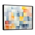 thumbnail image 3 of Designart "Multihued Cubic Designs V" Oversized Abstract Framed Wall Art - Modern Multicolor Abstract Geometric Bedroom Framed Canvas Wall Art, 3 of 7