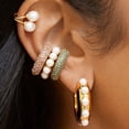 thumbnail image 4 of Flmtop 1Pc Lady Rhinestone C Shape Ear Cuff Clip Earring No Piercing Cartilage Jewelry, 4 of 10