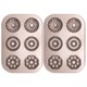 thumbnail image 4 of Molde de pastel ANGGREK acero al carbono Antiadherente multifuncional 2 Piezas, 4 of 8