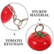 thumbnail image 5 of 16 llaveros de tomate: llavero de tomate de resina con colgante, abalorio vegetal de resina realista para regalos de fiesta, decoración de mochilas y gestión de llaves., 5 of 5