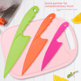 thumbnail image 3 of Cuchillo de plástico para frutas para niños, cuchillo para pan, queso, postre, cuchillo para frutas y verduras, cuchillo para pelar melón y frutas, cuchillo para tartas de cumpleaños, 3 of 5