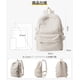 thumbnail image 3 of Mochila escolar para mujer, resistente al agua, apta para ordenador portátil de 15,6 pulgadas, morral de viaje y trabajo para adolescentes, 3 of 5