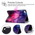 thumbnail image 4 of Allytech Flip Case for iPad 10.2" 2019, PU Leather Slim Fit Folio Stand Shockproof Smart Cover Auto Sleep Wake Protective Anti-Scratch TPU Back Cover Case for Apple iPad 7th Generation,Galaxy, 4 of 8