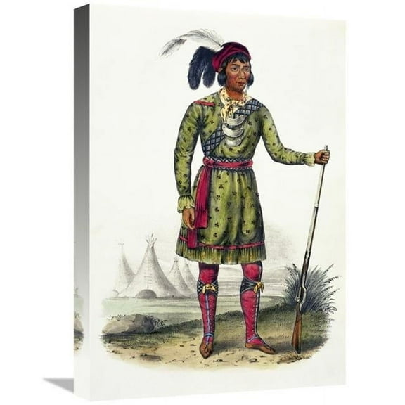 22 in. Osceola, A Seminole Leader Art Print - Thomas Lorraine Mckenney