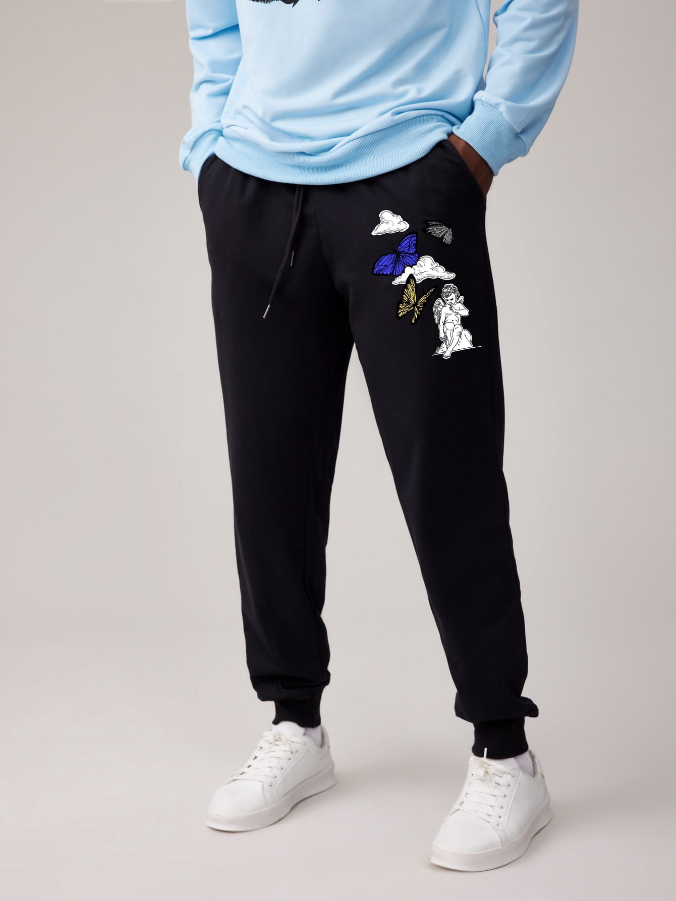Black Guys Angel Butterfly Graphic 