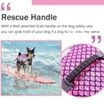 thumbnail image 6 of PUMYPOREITY Dog Life Jacket with Rescue Handle, Reflective Dog Life Vest Adjustable Dog Life Preserver, Mermaid Life Coat for Small Medium Large Dogs, Pet Safety Swimsuit for Swimming Surfing Boating, 6 of 7