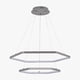 thumbnail image 2 of Lámpara DECO Tipo Candil Colgante Led Plateada Luxica Lighting 6166 C, 2 of 10
