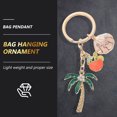 thumbnail image 2 of LITINKIMI Hawaiian Theme Keychain Multi 1Pcs 3.6In Tree Shape Zinc Alloy, 2 of 8