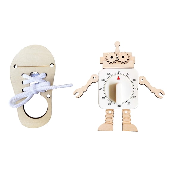 Tablero Ocupado Montessori Macarena 2/set Juguete Educativo para Niños
