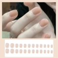 thumbnail image 1 of 24 Pieces Short False Nails Press-on Nails Glitter Manicure Nail Patches 10ml, 1 of 4