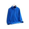 thumbnail image 1 of LUXUR Mens Stand-up Collar Jacket Cardigan Gym Outwear Colorful Blue (Men) L, 1 of 3