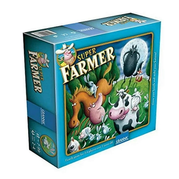 Super Farmer: A Game of Planning and Risk Bilingual Edition Board Game