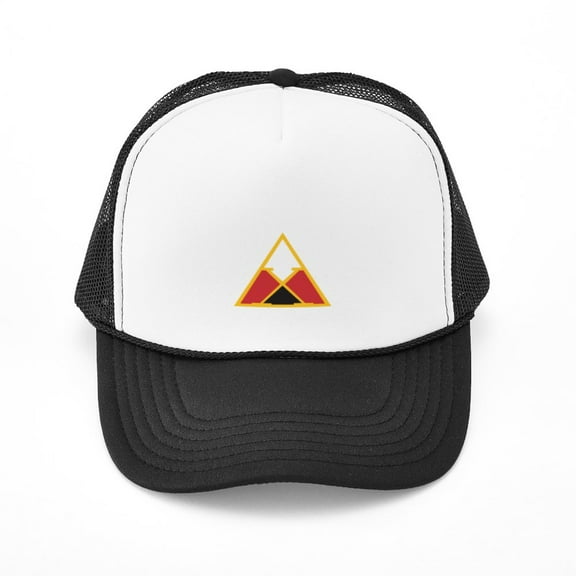 CafePress - Delta Chi Associate Member Pin - Adjustable Unisex Printed Trucker Hat with Mesh Back