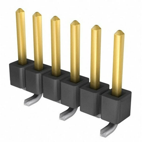 Pack of 4 TSM-106-01-F-SV-P-TR Connector Header Surface Mount 6 position 0.100 (2.54mm) : RoHS