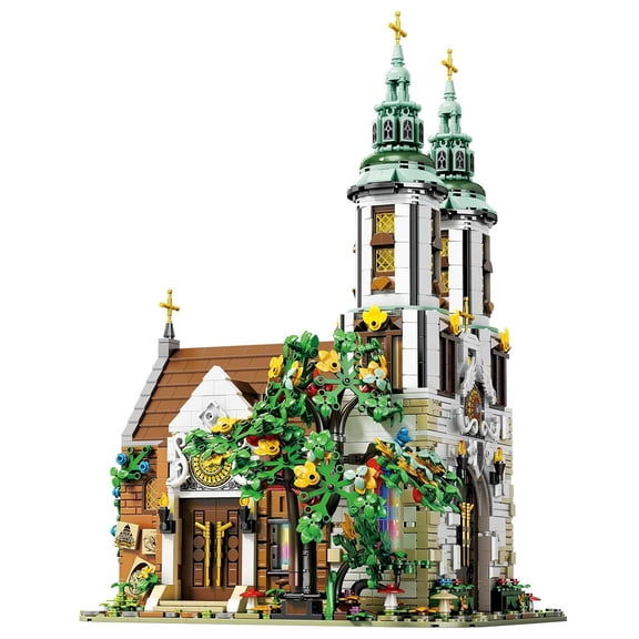 Vyytoz St. Andrew's Church Poland Building Set, 3056Pcs Architecture Model, Creative Display Toy, World Landmark Collection