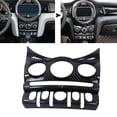 thumbnail image 3 of AC CD Panel Frame, 6.5in Air Conditioning CD Panel Trim Carbon Fiber Style  For Car, 3 of 8