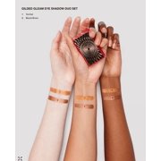 Bobbi Brown Gilded Gleam Eye Shadow Duo Set - Eyeshadow, Perfectly Defined Gel Eyeliner, Smokey Eye Mascara Set