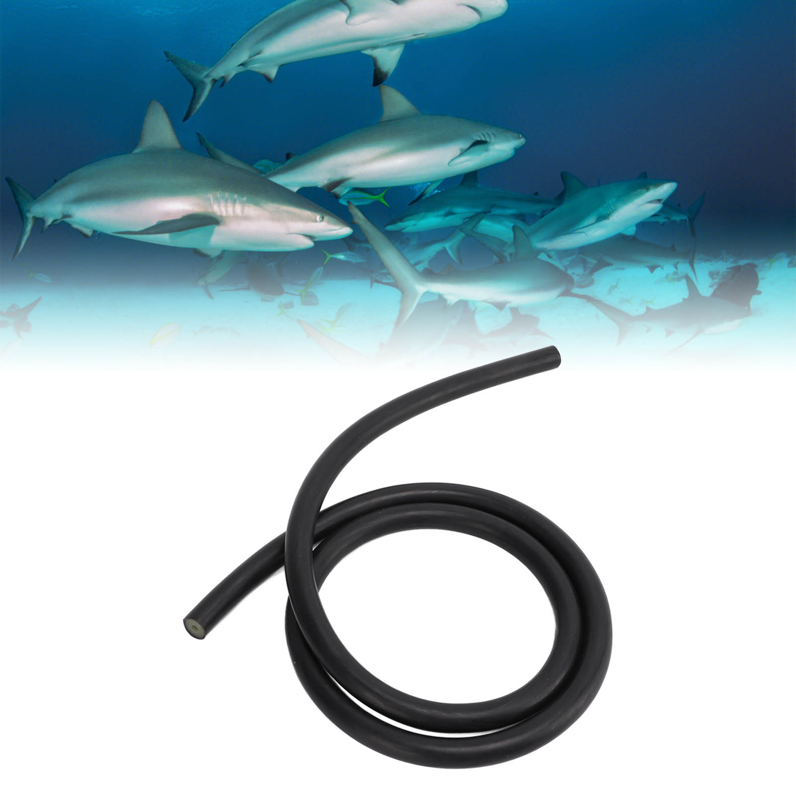 Henmomu Speargun Tubing,Speargun Latex Rubber Tubing,1m Rubber For Spearfishing Speargun Band