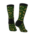 thumbnail image 5 of Uemuo Hohey Bee Pattern Women's Crew Socks, Soft Durable Breathable Moisture-Wicking with Odor Control Cotton socks, 5 of 9