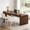 Brown, variant on Fnova 78.7" Modern Farmhouse Dining Table, Extra Long Wooden Kitchen Table, Easy Assembly, Seats 4-6 for Dining Room & Kitchen, Living Room