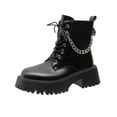thumbnail image 2 of POROPL Boots for Women Ankle Fashion Chunky Shoes,Boots for Women Size 5.5, 2 of 9