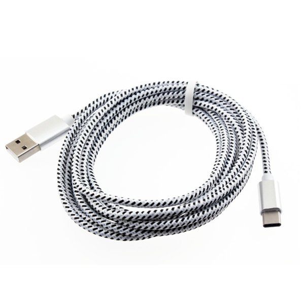 TypeC 10ft USB Cable for Galaxy A51, A01 Phones Charger Cord Power
