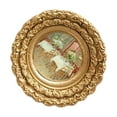 thumbnail image 2 of tamizeot Photo Frame Display Living Room Desktop Frame Decors Square Picture Gold Flower Round, 2 of 6
