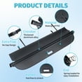 thumbnail image 5 of WheelX Retractable Cargo Cover for 2019-2024 Subaru Forester(No Gap), Rear Trunk Cover Compatible with Subaru Forester 2019-2024 Security Shielding Shade Car Accessory, 5 of 6