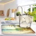 thumbnail image 5 of Vintage Palm Tree Dish Drying Mat, Absorbent Microfiber Pad Protector For Kitchen Counter Top Mat Dish Drainboard 16x18in Home Decor, 5 of 7