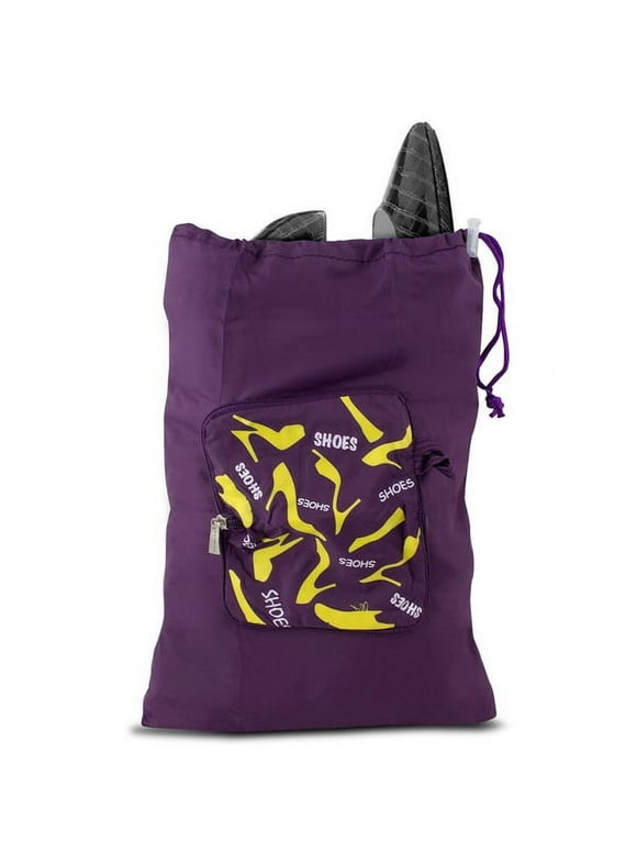 Pocket Packs Shoe Bag - Purple