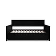 thumbnail image 6 of Home Design Minot Twin Solid Wood Daybed with Pull-out Trundle, Black, 6 of 14