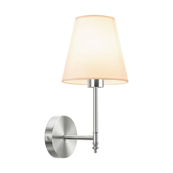Wireless Rechargeable Battery-Powered Led Wall Sconce, 1Pc Silver Lamp 1Pc Rgb Bulb 1Pc Remote Control