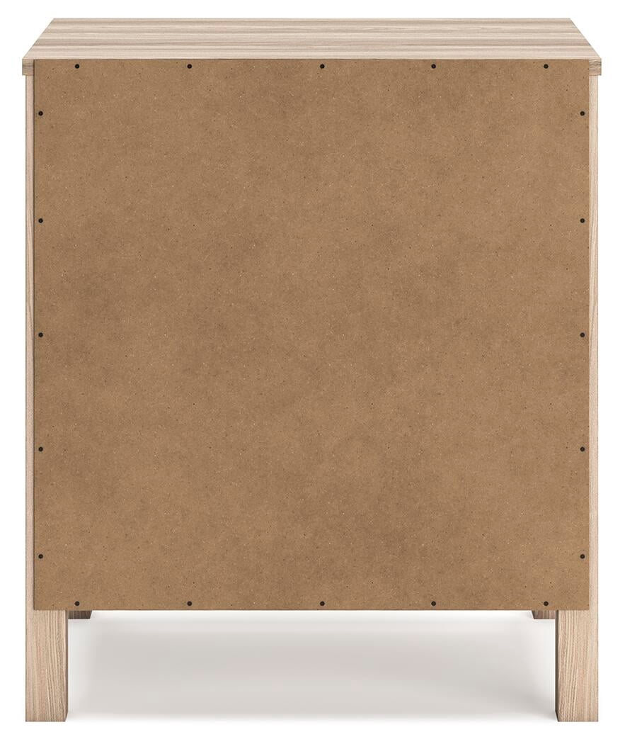Signature Design by Ashley Battelle 2 Draewr Nightstand, Tan