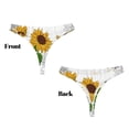 thumbnail image 3 of Fotbe Plump Sunflower And Sketch Tanga Sin Costuras para Mujer con Estampado – Panties Invisibles, Transpirables y Cómodos para Uso Diario-Small, 3 of 6