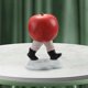 thumbnail image 3 of Decoración navideña, estatuilla de manzana, centro de mesa, adorno decorativo de resina de escritorio para sala de estar, gabinete, regalo de, 3 of 9